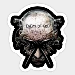 Evil Is Enemy Of God Sticker